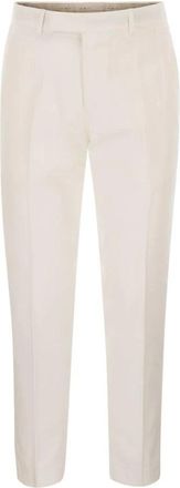 Pantaloni Torino Rebel Katoenen Broeken - Heren - Nette broeken - Wit - XL - Katoen - Broeken