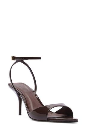 Schutz Elodie Ankle Strap Sandal in Root Brown at Nordstrom, Size 7.5