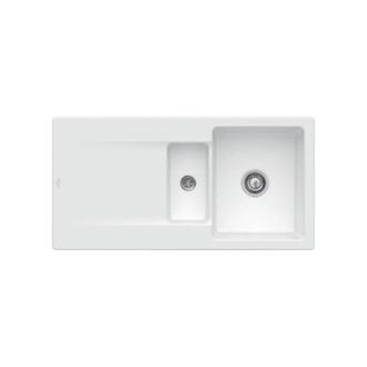 Villeroy & Boch V&b Sp&uuml;le Siluet 60 R 1000x510mm Handbet&auml;tigung Stone White