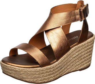 Antelope Hadley Espadrille Wedge Sandal in Bronze at Nordstrom Rack, Size 10