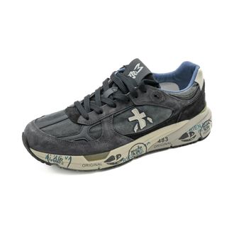Premiata Mase 25 8014 - Heren - Sneakers - Blauw - 44 EU - Leer - Schoenen