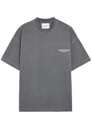 Mki Miyuki Zoku Design Studio Logo-print Cotton T-shirt - Black Other - Xxl