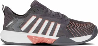K-Swiss Womens Pickleball Supreme Shoes In Asphalt/white/amber