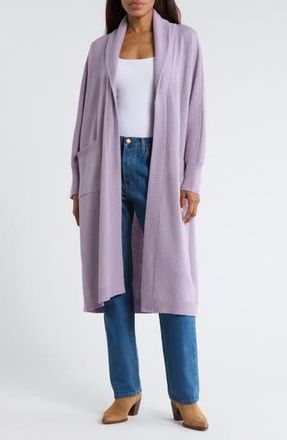The Great. The Easy Cashmere Duster in Sugar Plum at Nordstrom Rack, Size 0 (Fits Like 0-2 Us)