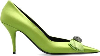 Balenciaga Avenue Pumps met Hak - Dames - Pumps - Groen - 35 EU - Leer - Schoenen