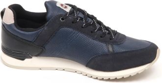 Colmar Travis Drill Sneakers - Heren - Sneakers - Blauw - 40 EU - Leer - Schoenen
