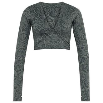 adidas Primelift WO Snake Twist Reversible L/S Longsleeve f&uuml;r Damen | grau