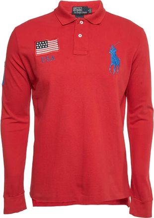 Ralph Lauren Polo con ricamo Pre-owned - Rosso