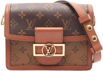 Louis Vuitton Pre-owned Borsa a Spalla Dauphine Mini Monogram Reverse - - Pre-owned - Donna - Marrone - ONE SIZE