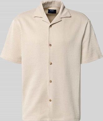 Mc Neal Regular Fit Freizeithemd mit Reverskragen in Mud, Gr&ouml;&szlig;e XXXL