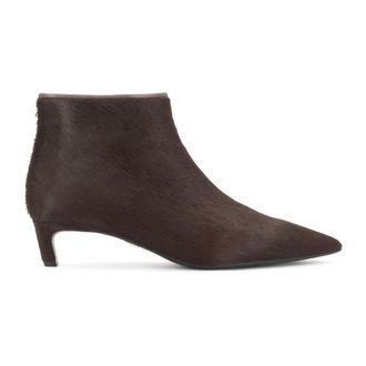 Kazar Schoenen, Dames, Bruin, 38 EU, Leer, Hair-on Leren Laarsjes
