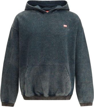Diesel Zwarte Polyester Sweatshirt