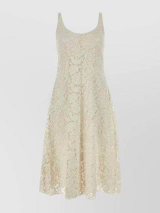 Prada lace midi dress
