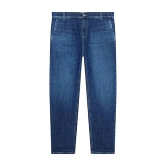 Dondup Loose-fit Jeans, male, Blue, Size: W34 Jeff Carrot-Fit Jeans