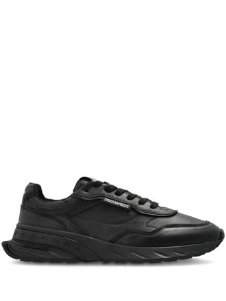 Dsquared2 Sprinter leather sneakers - men - Calf Leather/Calf Leather/Fabric/Rubber - 41.5 - Black