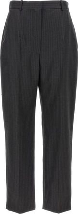 Alexander McQueen Mujer, Pantalones, Gris, Talla: L