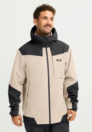 Jack Wolfskin Funktionsjacke JACK WOLFSKIN FLEXTRAIL 2L JKT M, Herren, Gr. XL (54/56), oyster, Obermaterial: 100% Polyester. Futter: 100% Polyester, normal, Jacken 