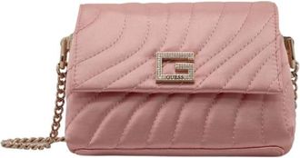 Guess Janek Crossbody Tas - Dames - Schoudertassen - Roze - ONE Size - Katoen - Tassen