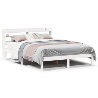 Berkfield Home Bed Frame without Mattress White 160x200 cm Solid Wood Pine