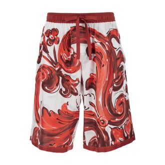 Dolce & Gabbana Vanity Bermuda Shorts - male - Dolce & Gabbana - Bermudas - Red - 2XL - Shorts