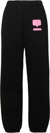 Chiara Ferragni Trainingsbroeken met Siliconen Eyelike Logo - Dames - Sweatpants - Zwart - XS - Broeken