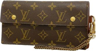 Louis Vuitton Brown Long Wallet (Bi-Fold) (Pre-Owned)