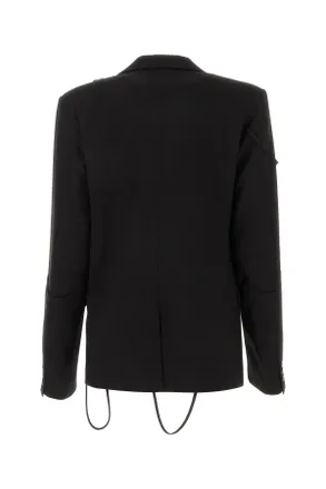 ADĀMO Andrea Adamo Black Giacche E Gilet Jacket