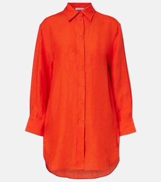 Eres Mignonnette oversized linen shirt