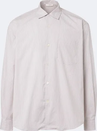 The Row Vanja striped cotton shirt