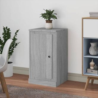 vidaXL Vidaxl - Aparador De Madera Contrachapada Gris Sonoma 37,5x35,5x67,5 Cm