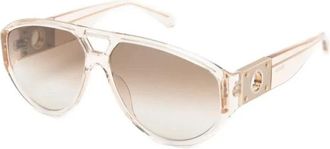 Linda Farrow Sunglasses, female, Gray, Size: 62 MM Sunglasses