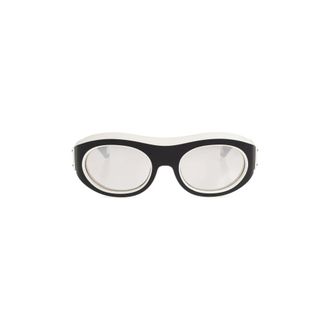 Moncler Sunglasses, unisex, Beige, Size: 54 MM Ramillon Oval Sunglasses
