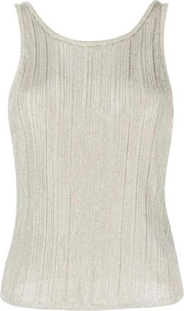 BA&SH Top - Dames - Tops zonder mouwen - Grijs - XS - Tops