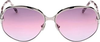 Tom Ford Eyewear Occhiali da sole tondi - Argento