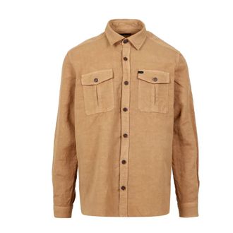 Fay Casual Shirts, male, Brown, Size: L Oxford Fay Shirt