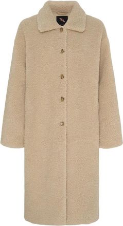 BTF-CPH Single-Breasted Coats - Dames - Mantel - Beige - L - Jassen