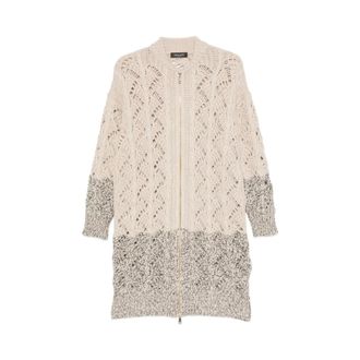 Fabiana Filippi Dames, Truien, Beige, Maat: XS Zijde