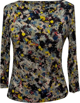 Erdem Erdem Floral-Print Long Sleeve Blouse in Multicolor Viscose