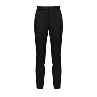 Pinko Skinny Trousers, female, Black, Size: XS Milano-knit Cigarette Trousers