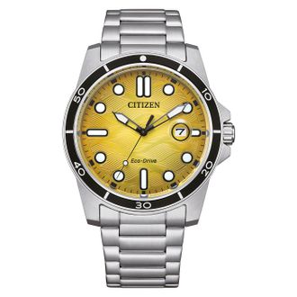 Citizen Sporty Marine Heren Zilver Horloge AW1816-89X