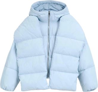 HUGO BOSS C_Polala 50548028 Jas - Dames - Winterjassen - Blauw - XL - Polyester - Jassen