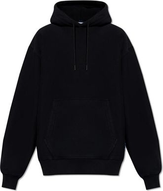 Burberry Hoodie met logo-patch - Heren - Hoodies - Zwart - S - Katoen - Hoodies & sweatvesten