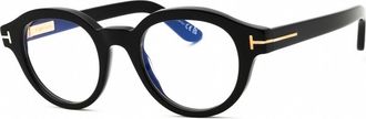 Tom Ford Demo Oval Mens Eyeglasses FT6037-B 001 49