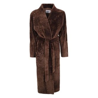 Arma Belted Coats - Coats - Mujer - Marr&oacute;n - S