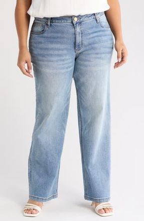 Kut from the Kloth High Waist Wide Leg Jeans in Ensured at Nordstrom Rack, Size 24W