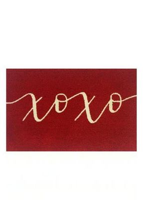 R16 Home XOXO Door Mat in Red/White at Nordstrom Rack, Size 24X36