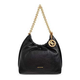 Michael Kors Shoulder Bags, female, Black, Size: ONE SIZE Indie Chain Shoulder Bag