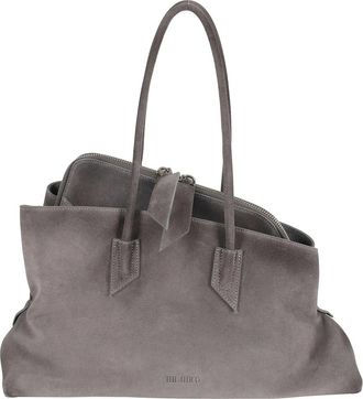 The Attico La Passeggiata Medium - Dames - Shoppers - Grijs - ONE Size - Leer - Tassen