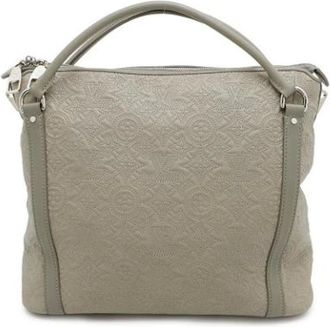 Louis Vuitton Pre-owned Handbags, female, Gray, Size: ONE SIZE Pre-owned Canvas louis-vuitton-bags