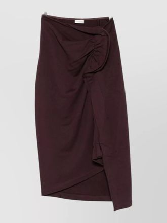 Dries Van Noten high-rise knee-length skirt